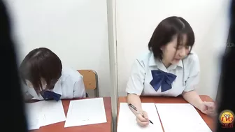 DLEE-606 05 Girls cram school voyeur. Urine paradise. Pee desperation during class. VOL. 6