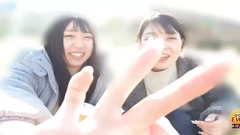DLEE-676 02 Girls walking around outdoor leisure facilities and peeng on Japanese style toilet