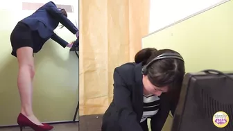 DLSL-580 02 Hotline bladder tightness. Female operators reaching their pee holding limit