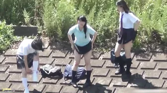 DLSL-019 02-1 Elementary school girls students joint urination Superb viewing spot! (Uncensored)