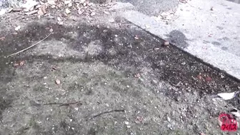 DLFF-038 02 Outdoor wetting voyeur - women leaking piss and throwing away wet underwear