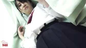 DLFF-136 02 Peeing teens 2 - female school students wetting panties Observing shameful figures of pretty girls