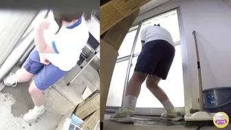 DLSL-214 03 Spying on schoolgirls peeing their panties Secret in-house footage with unexpected situations!