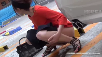 DLFF-017 02 Girls can’t stop peeing after noticing a man with a camera. (Uncensored), JAV Collection, PissRIP