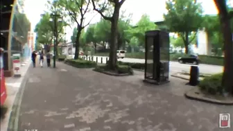 DLJG-151 02 Self-filmed outdoor urination. Amateur girls doing it in standing position