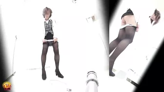 DLEE-111 02 Office toilet spy camera. OL’s leaked panties