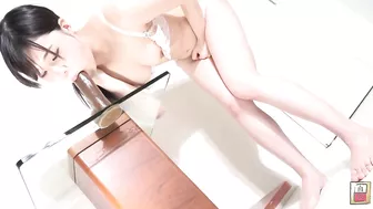 DLJG-418 02 Girls holding their urine while gagging on dildos and then releasing it with great momentum