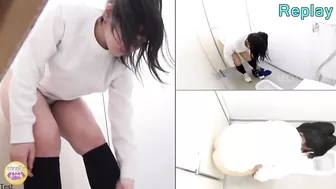 DLSL-332 03 Peeing pleasures in the toilet of women?s athlete club! Hard piss streams released with great power and momentum