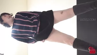 DLFF-109 03 Watching from behind - girls spreading their hairy pussies and peeing standing up