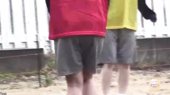 DLSL-082 02 Schoolgirls club activities Leaking or urinating in front of a sealed toilet