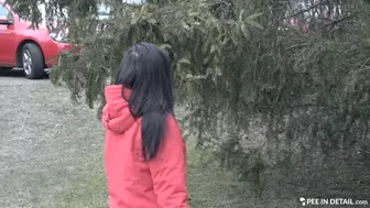 Simona - Sunday walk, Voyeur Collection, PissRIP