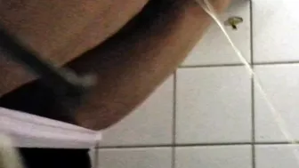 Spy WC: Wife pees while standing over the bowl, Voyeur Collection, PissRIP Spy WC: Wife pees while standing over the bowl, Voyeur Collection, PissRIP