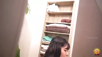 DLEE-365 02 Hidden camera in female dorm toilet Nude urination