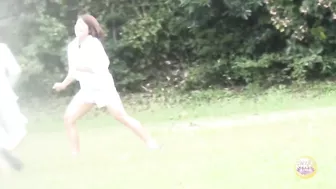 DLSL-139 02 Groups of girls having fun and peeing at the open air bath